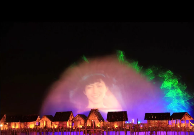 聖淘沙夢幻表演“時光之翼”